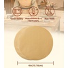 image:imageKatbite Unbleached Parchment Paper Rounds Heavy Duty 9 Inch 120PcsBrown