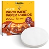 image:imageKatbite Unbleached Parchment Paper Rounds Heavy Duty 9 Inch 120PcsWhite