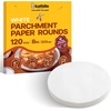image:imageKatbite Unbleached Parchment Paper Rounds Heavy Duty 9 Inch 120PcsWhite