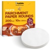 image:imageKatbite Unbleached Parchment Paper Rounds Heavy Duty 9 Inch 120PcsWhite